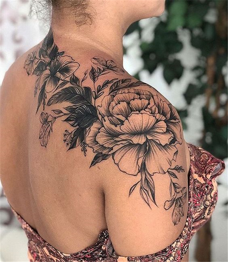 Stunning Shoulder Floral Tattoo Ideas for Every Woman