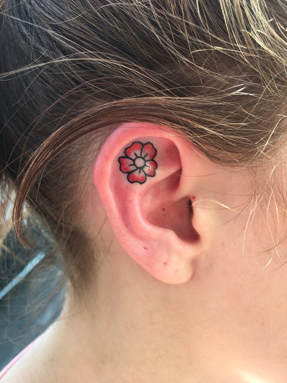 Flower Tattoo Ear Piercing Wiki Tattoo