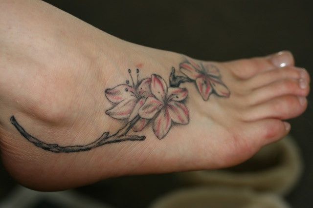 Flower Tattoos For Feet Best Flower Site