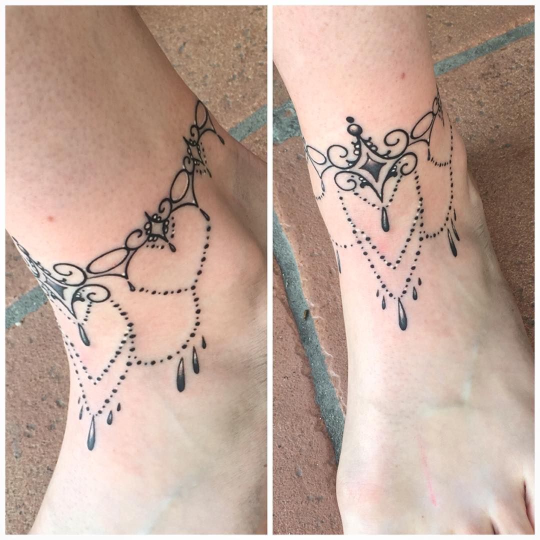 Foot Tattoos For Women Flowers Foot Tattoos For Women Anklet