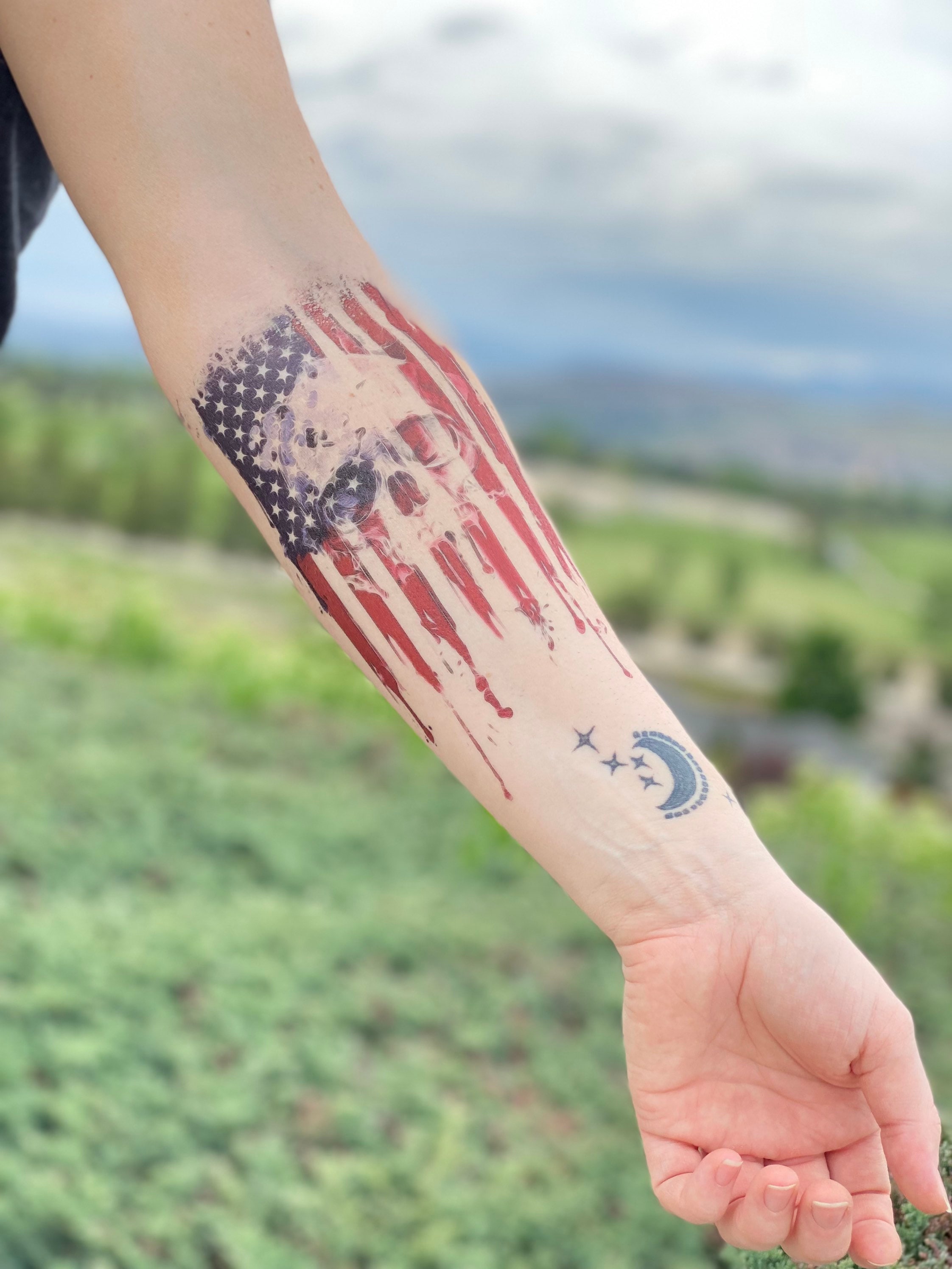 Forearm American Flag Tattoos Unleash Your Patriotic Power