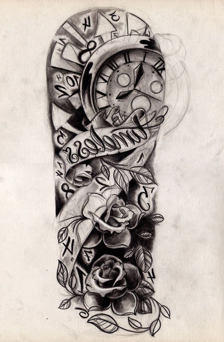 Forearm Half Sleeve Tattoo Design Sketches Ideas