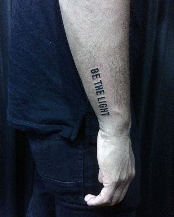 Forearm Tattoos With Words