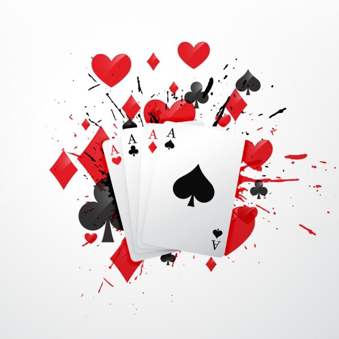 Four Aces Poker Cards Clip Art Vector Free Download Cartas De Poker