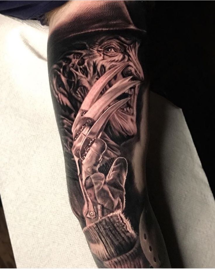 Freddy Krueger 3D Tattoo Armandvanheldenthefunkphenomena