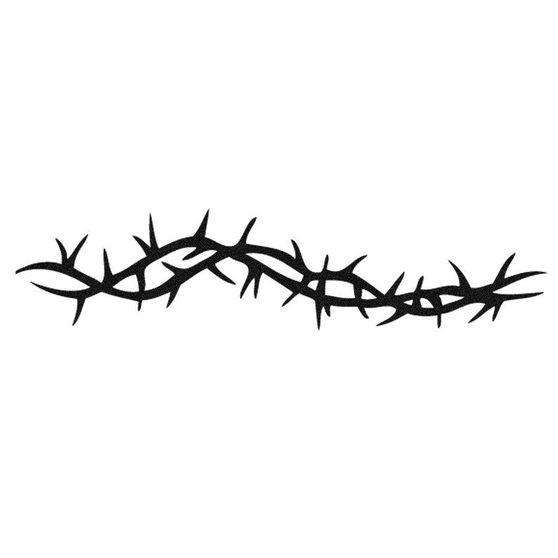 Freehand Thorns Tattoo Thorn Tattoo Grey Ink Tattoos Black Ink Tattoos