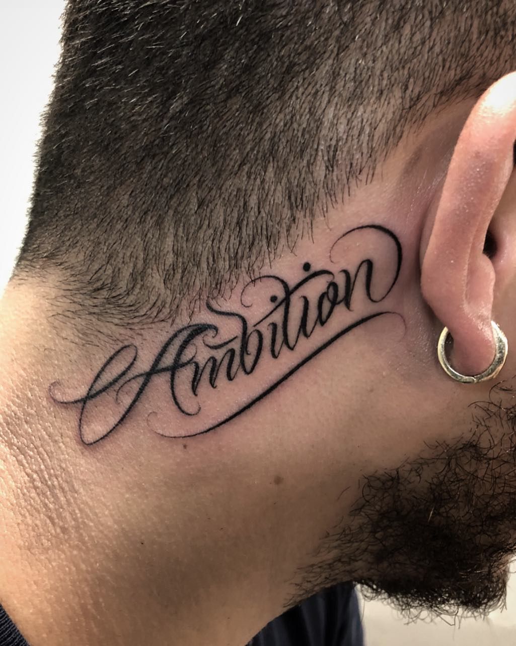 Front Neck Tattoo Lettering: Style and Placement Tips