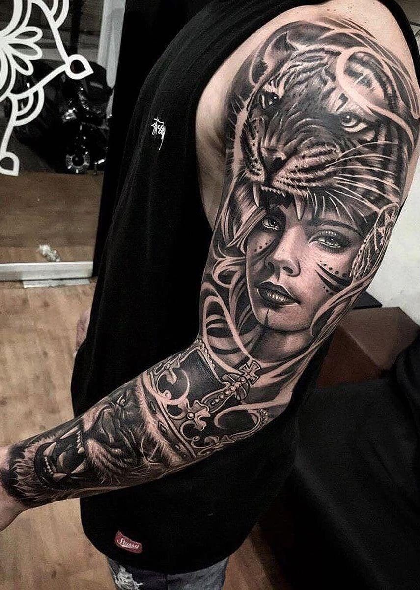 Full Sleeve Tattoo Ideas For Guys 47 Sleeve Tattoos For Men