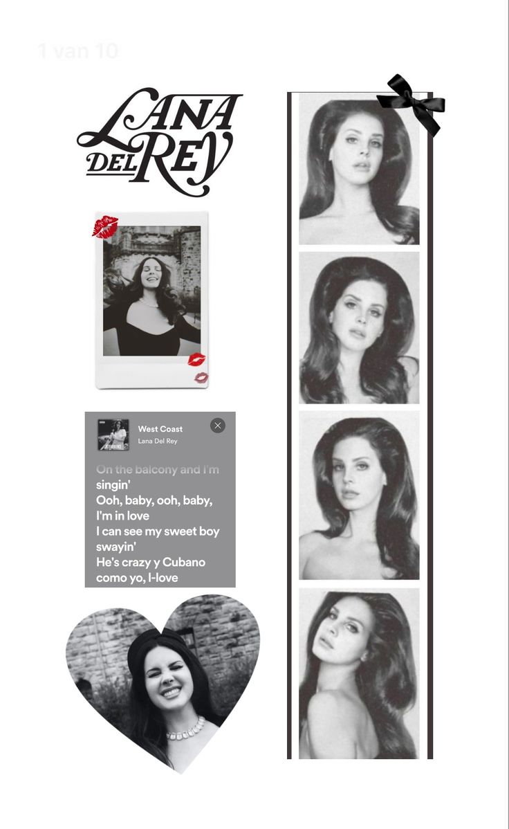 Funda De Celular Transparente De Lana Del Rey Stickers