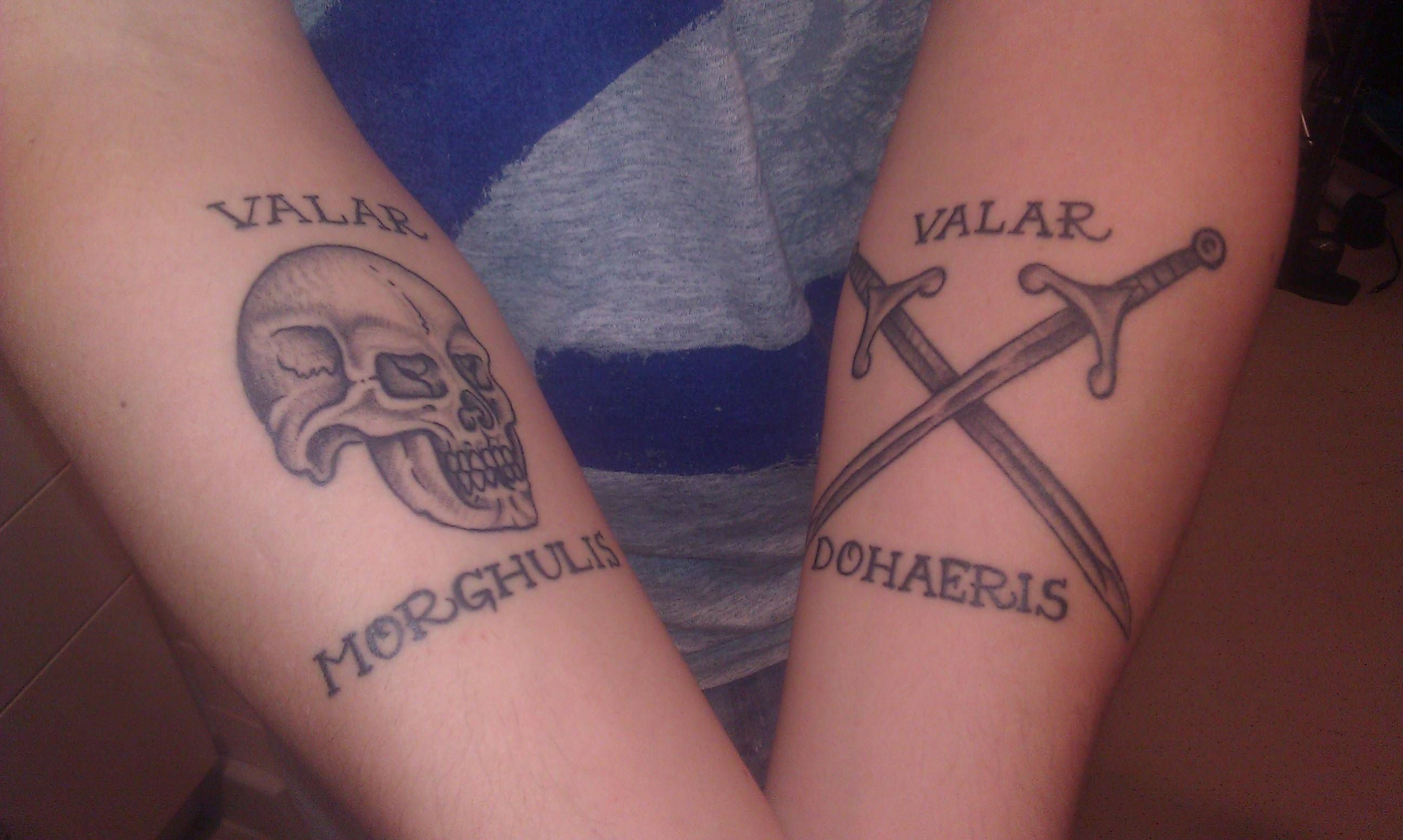 Game Of Thrones Tatuagem Valar Morghulis Ideias De Tatuagens