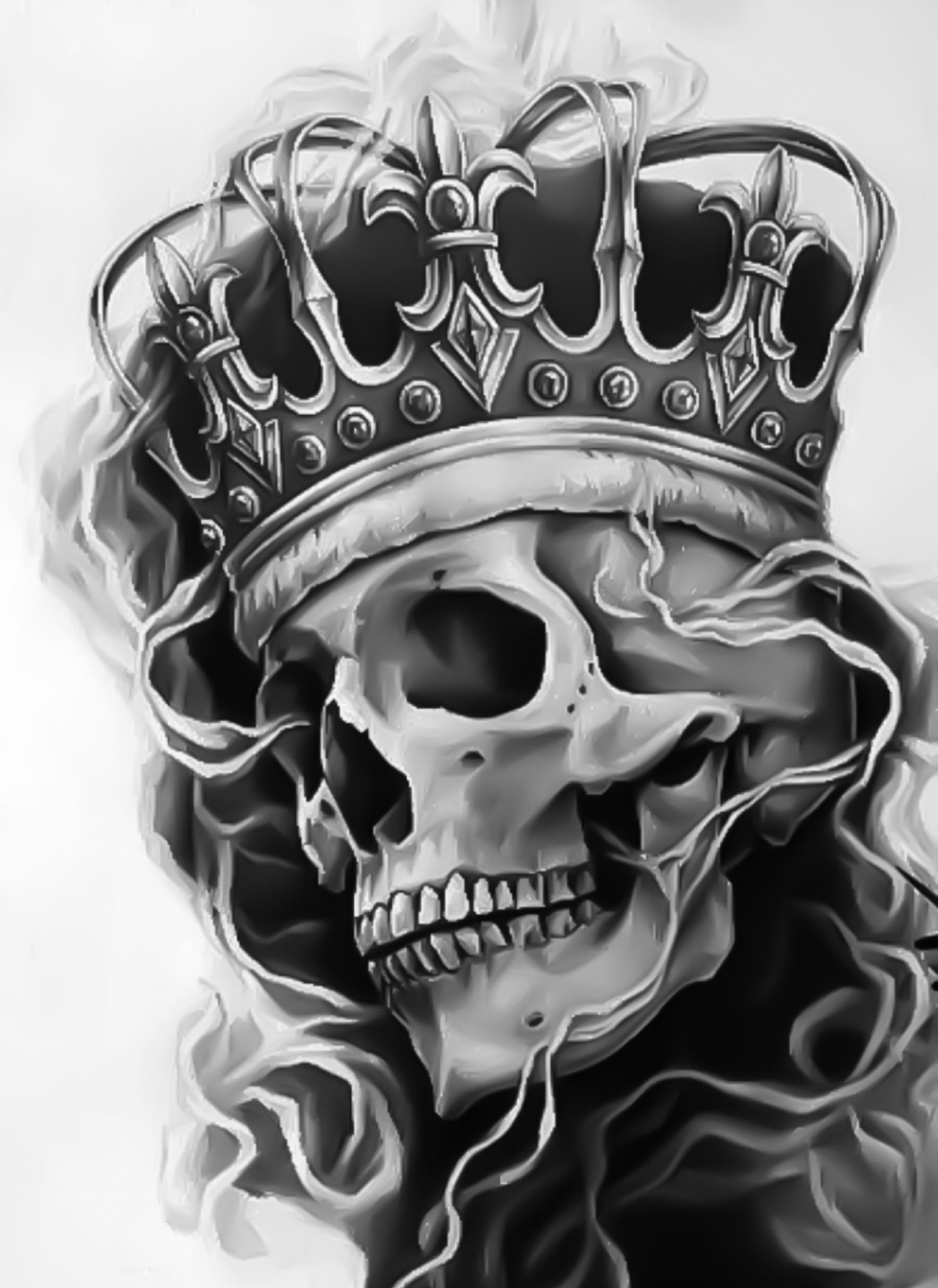 Gangster Skull Drawings