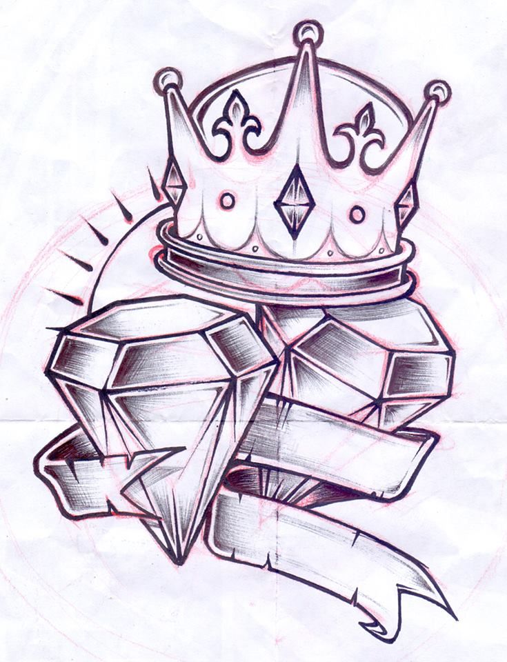 Gangster Tattoo Drawings Diamond