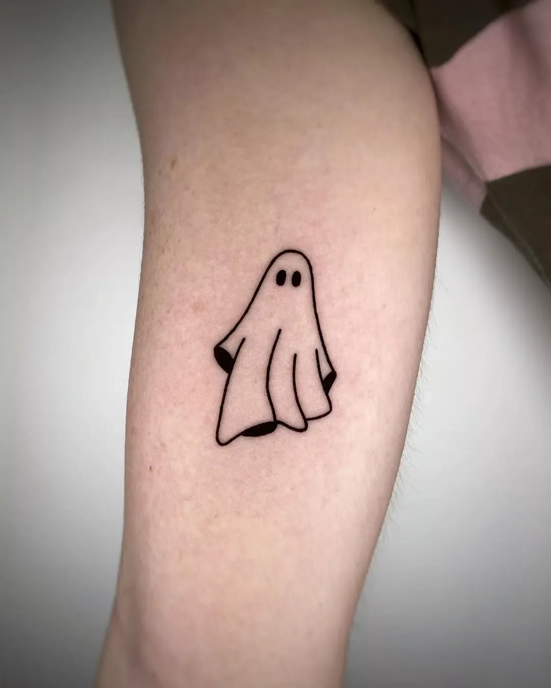 Ghost Tattoo By Swanson Tattoo Salem Or Ghost Tattoo Tattoos Soul Tattoo