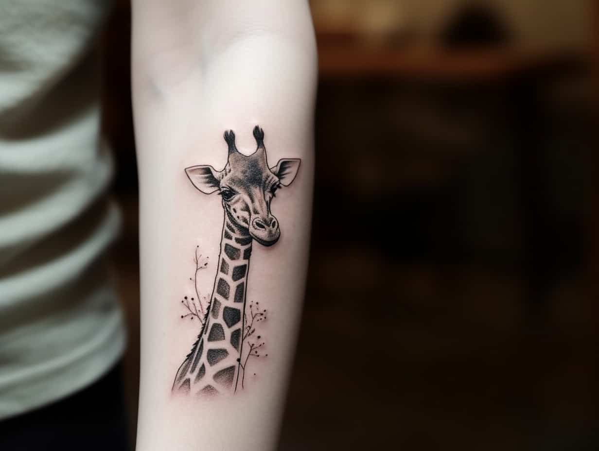 Giraffe Tattoo Meaning Symbolism Graceful