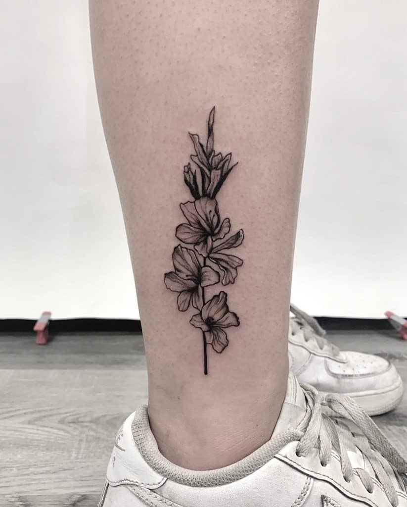 Gladiolus Flower Tattoo Meltblogs