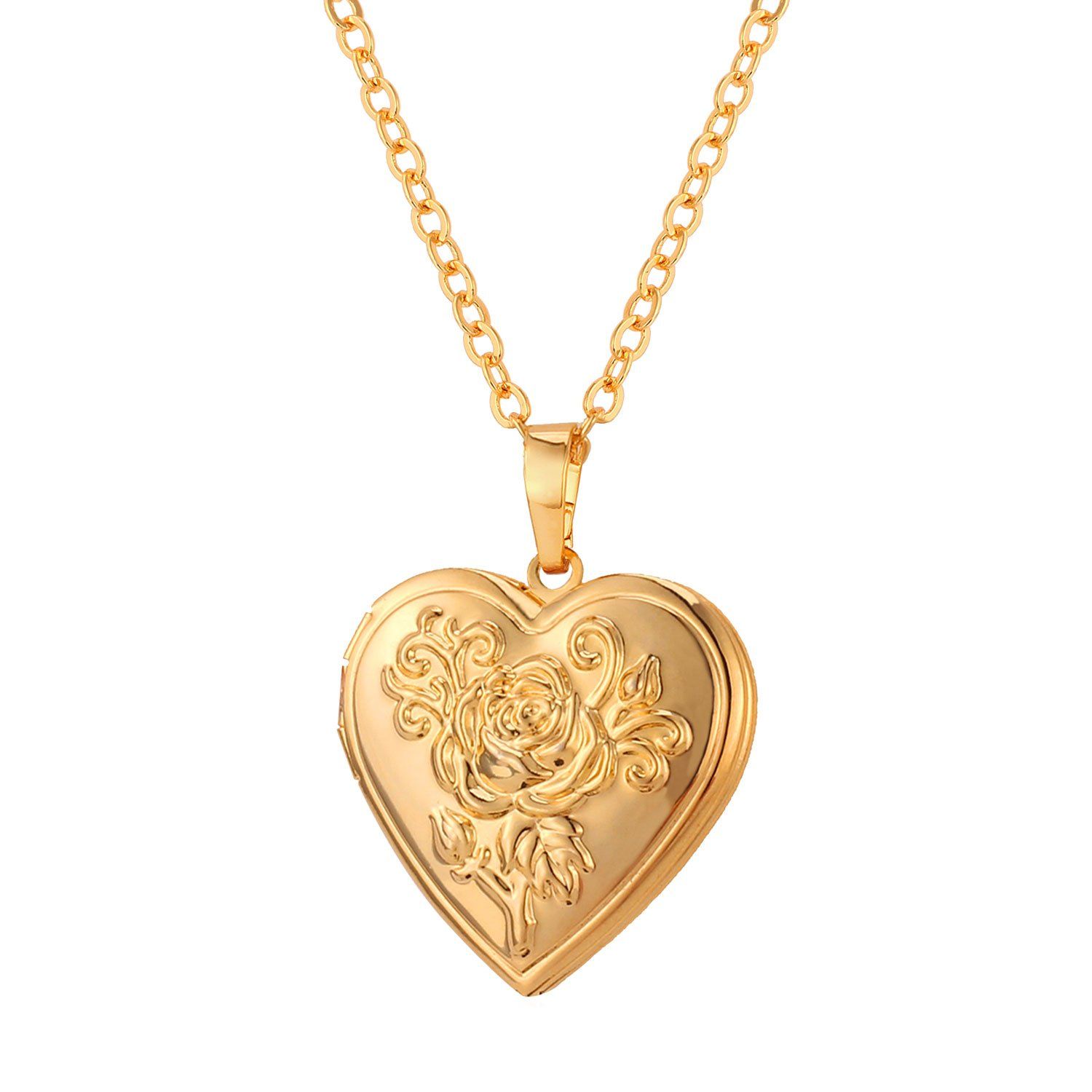 Gold Heart Locket Necklace Heart Locket Gold Heart Locket Locket