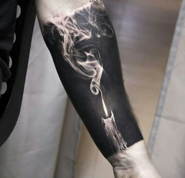 Gorgeous Negative Space Tattoo Designs Forearm Cover Up Tattoos Arm Tattoos For Guys Cool