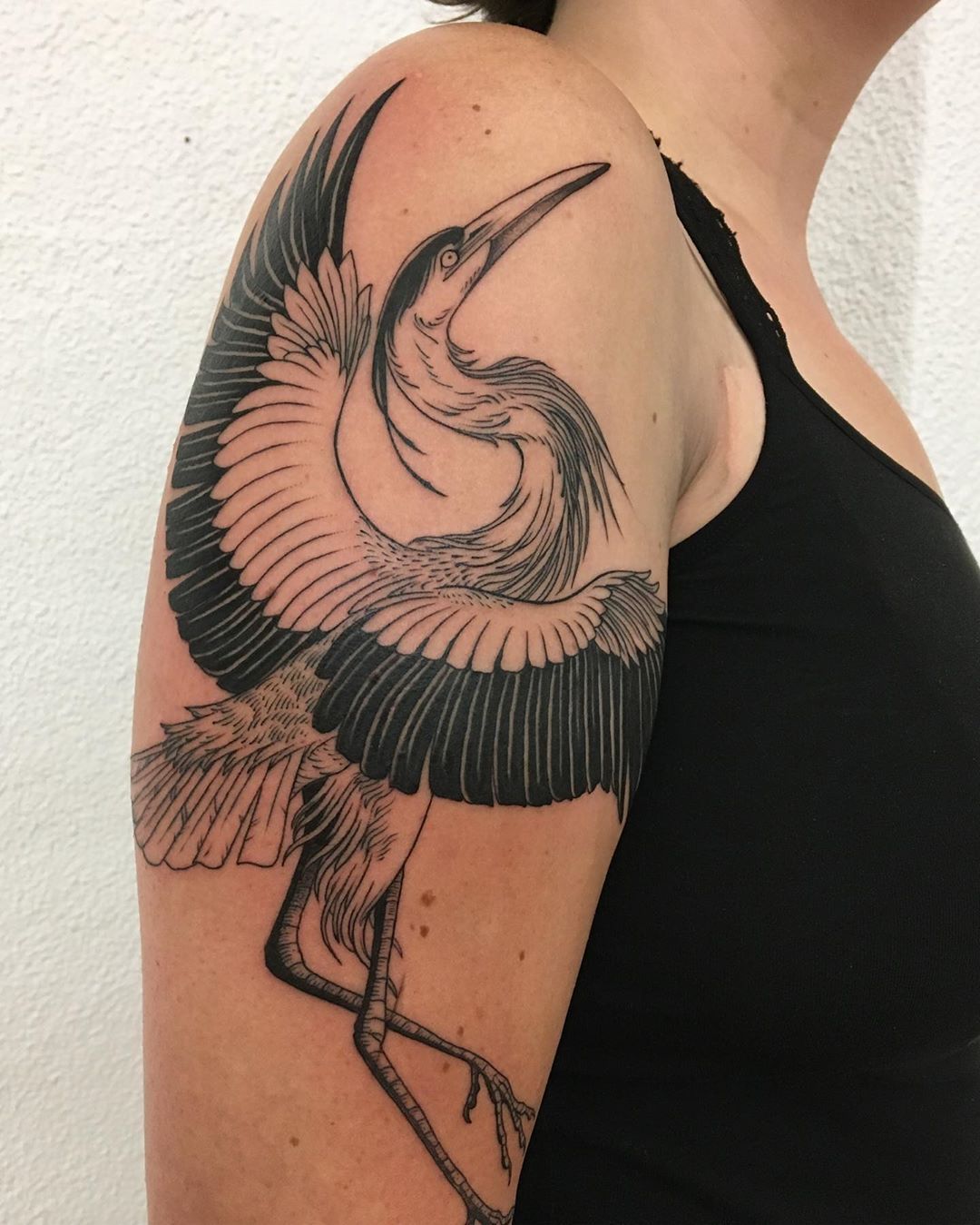 Great Blue Heron Tattoo: Symbolism and Design Ideas