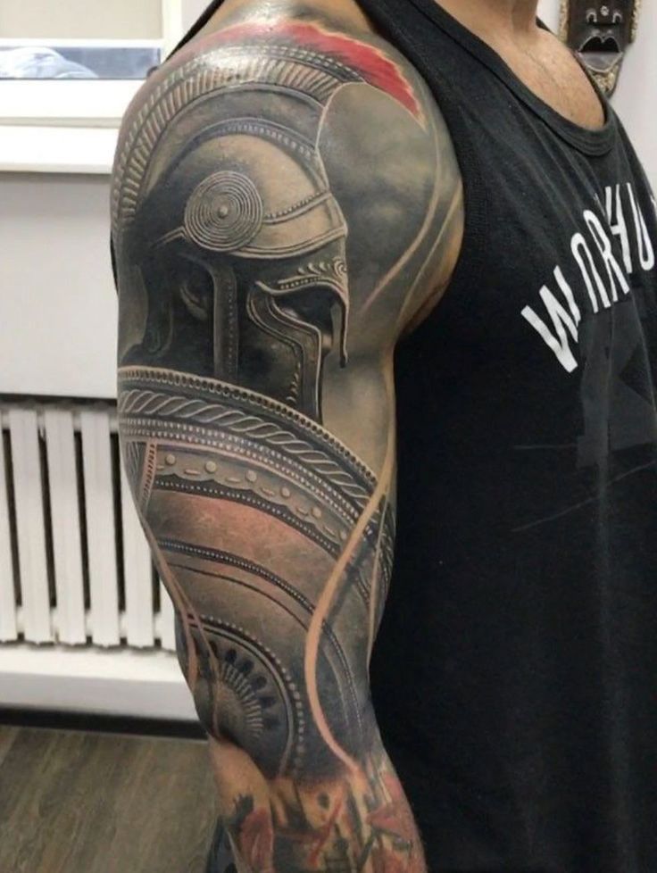 Greek Tattoos Spartan Tattoo Warrior Tattoo