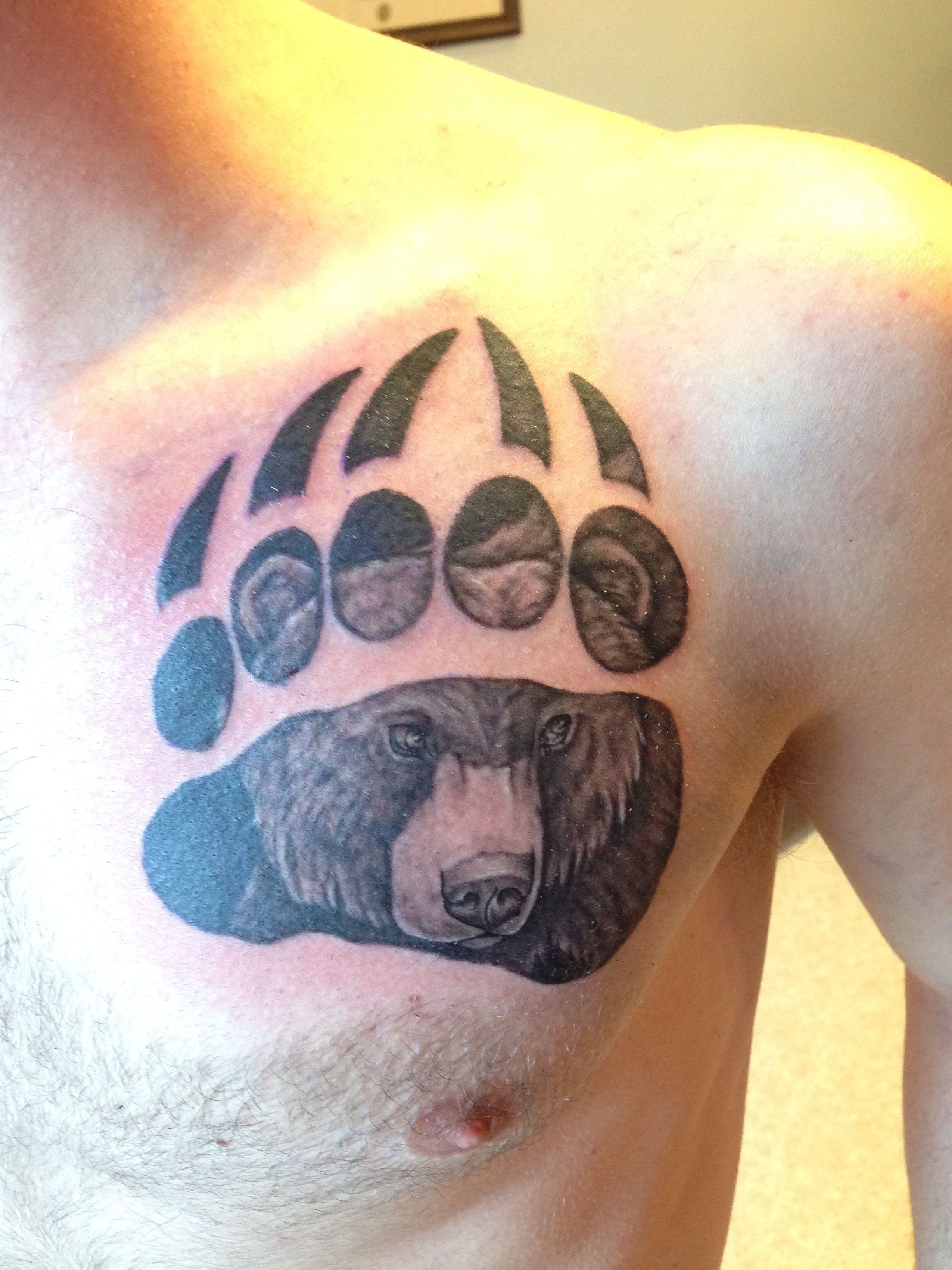 Grizzly Bear Paw Tattoos