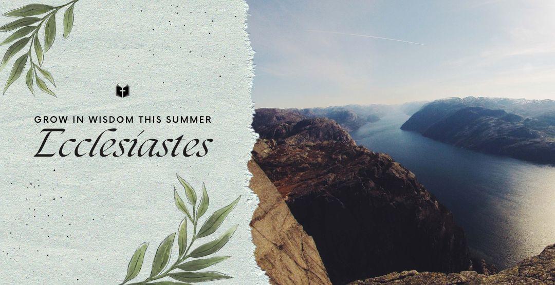 Grow In Wisdom This Summer Ecclesiastes Bible Reading Plan Life Bible