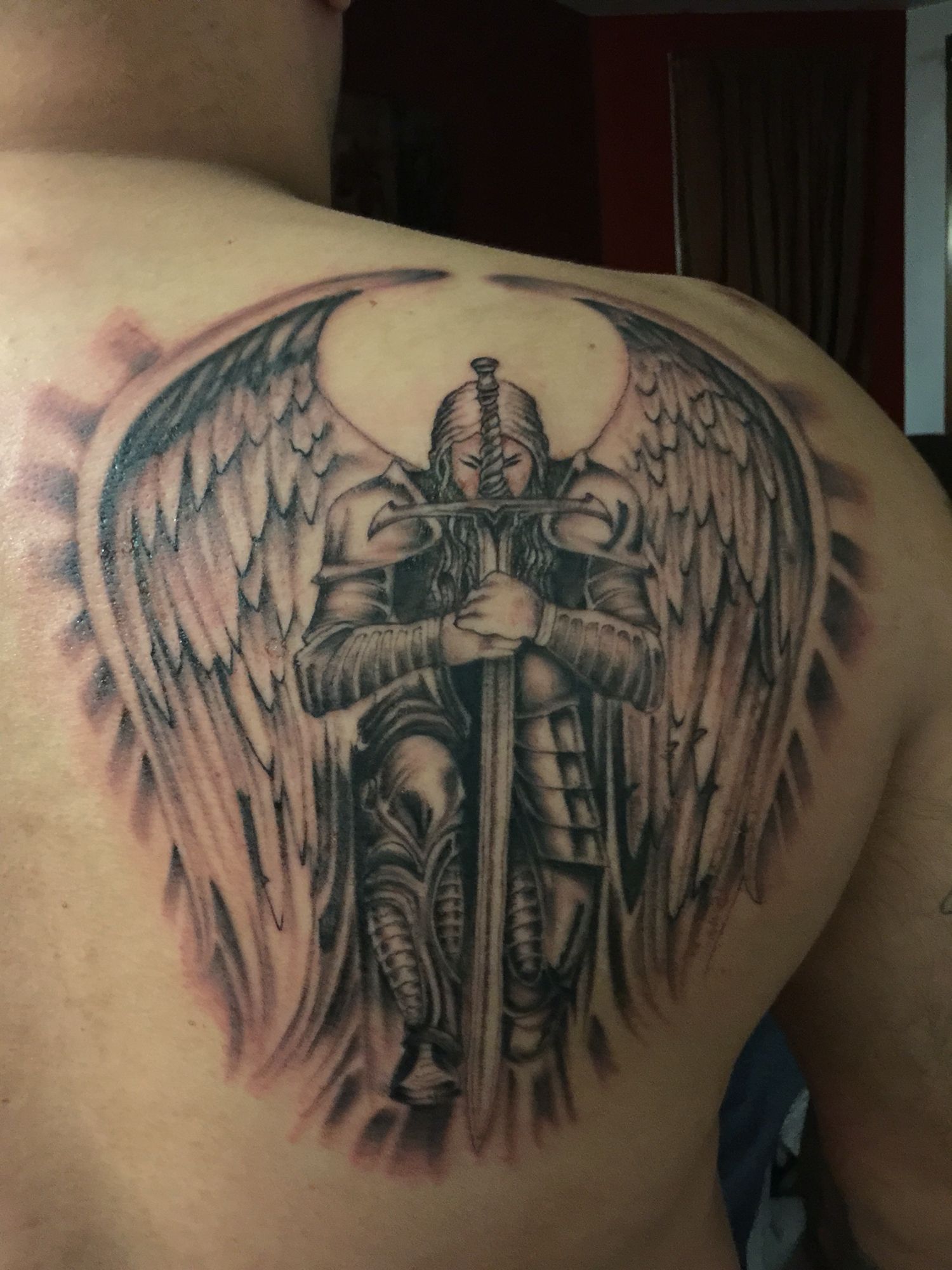 10 Celestial Guardian Angel Tattoo Ideas