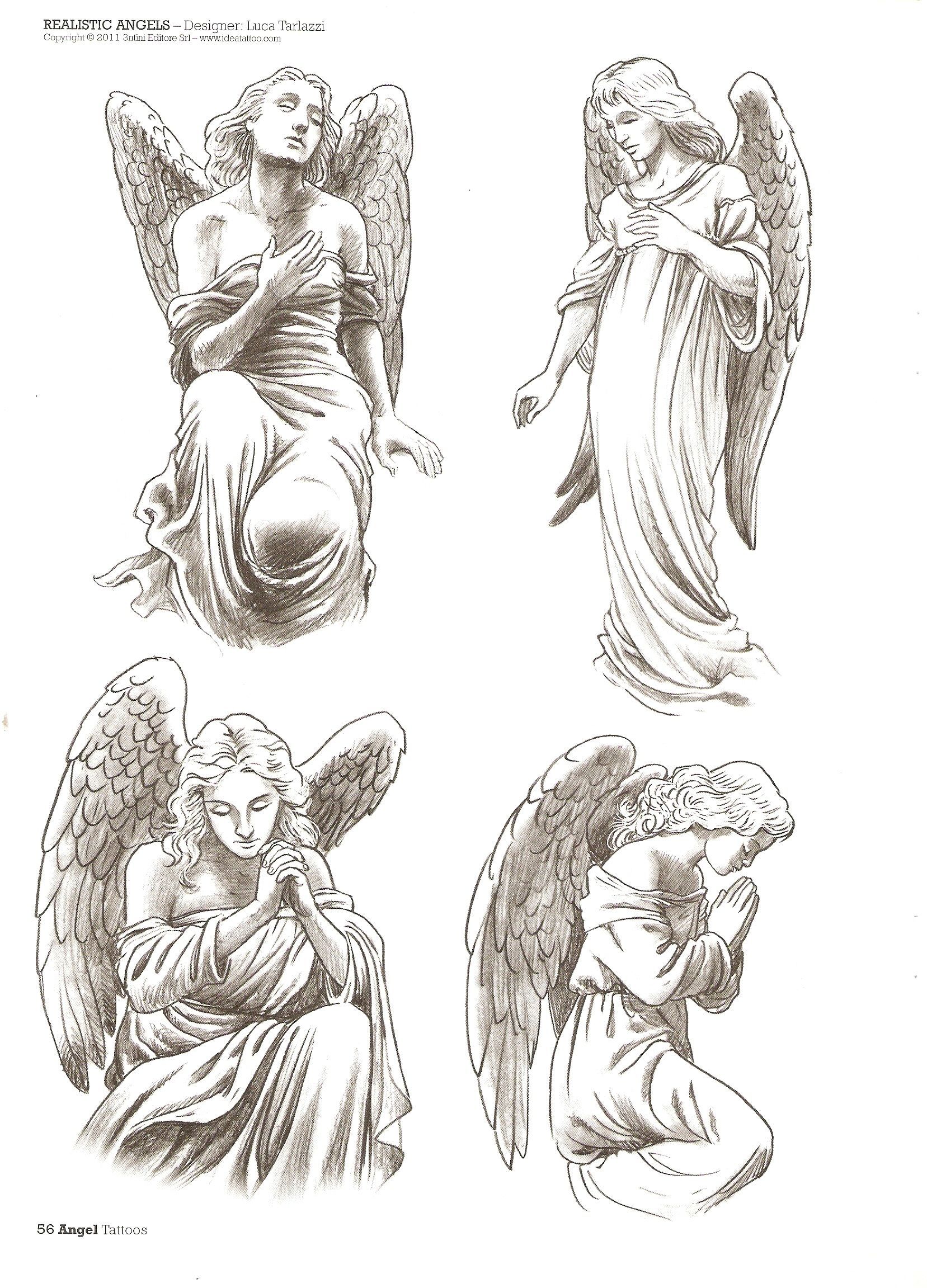 7 Unique Guardian Angel Tattoo Design Ideas