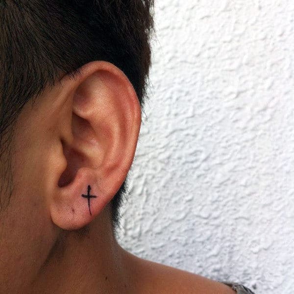 5 Trendy Behind Ear Tattoos for Guys