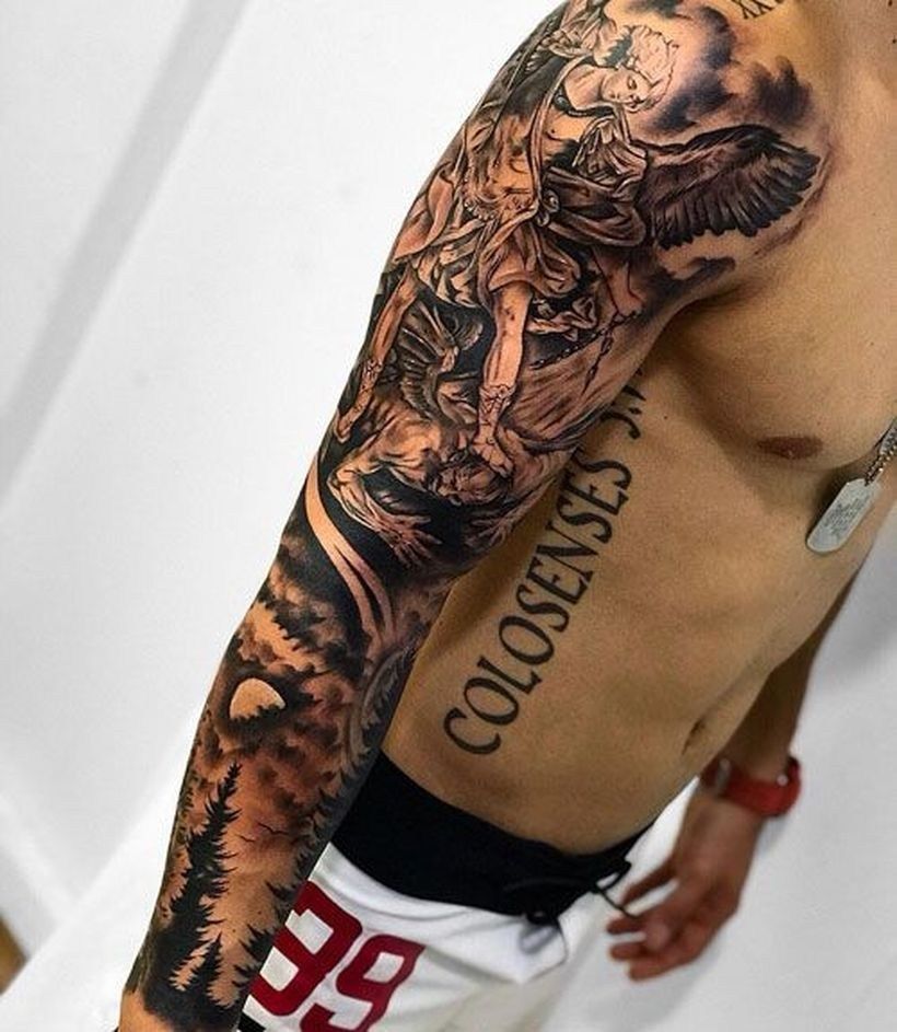 Half Sleeve Tattoo Themes For Men