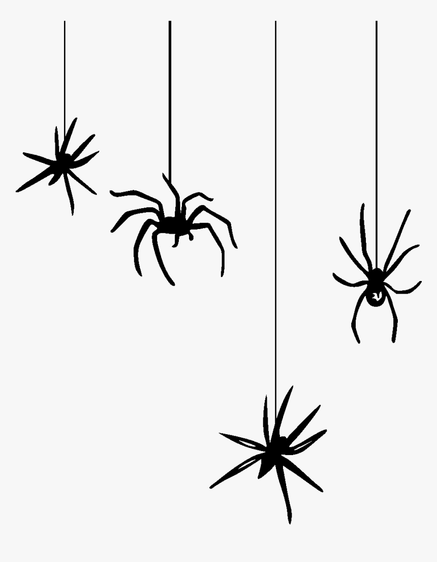 Hanging Spider Silhouette Clip Art Silhouette Clip Art Spider