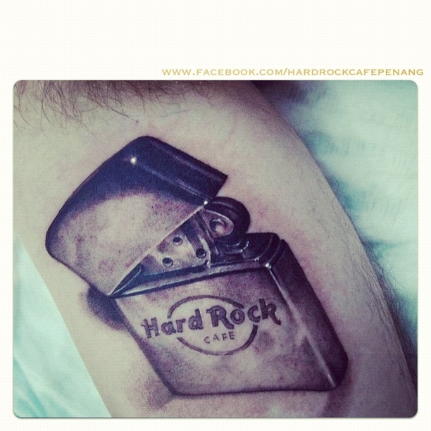 Hardrockcafe Lighter Tattoo Light Tattoo Tattoos Body Art