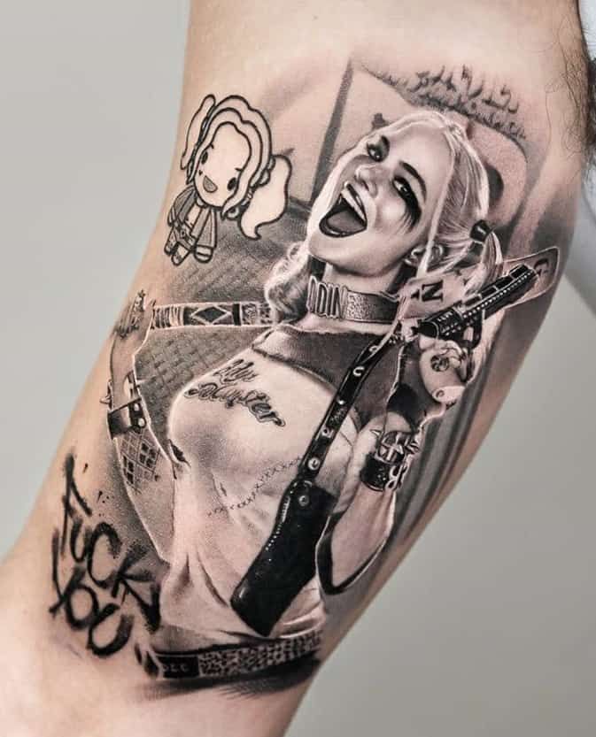 Harley Quinn Tattoos And Meaning Best Of 2023