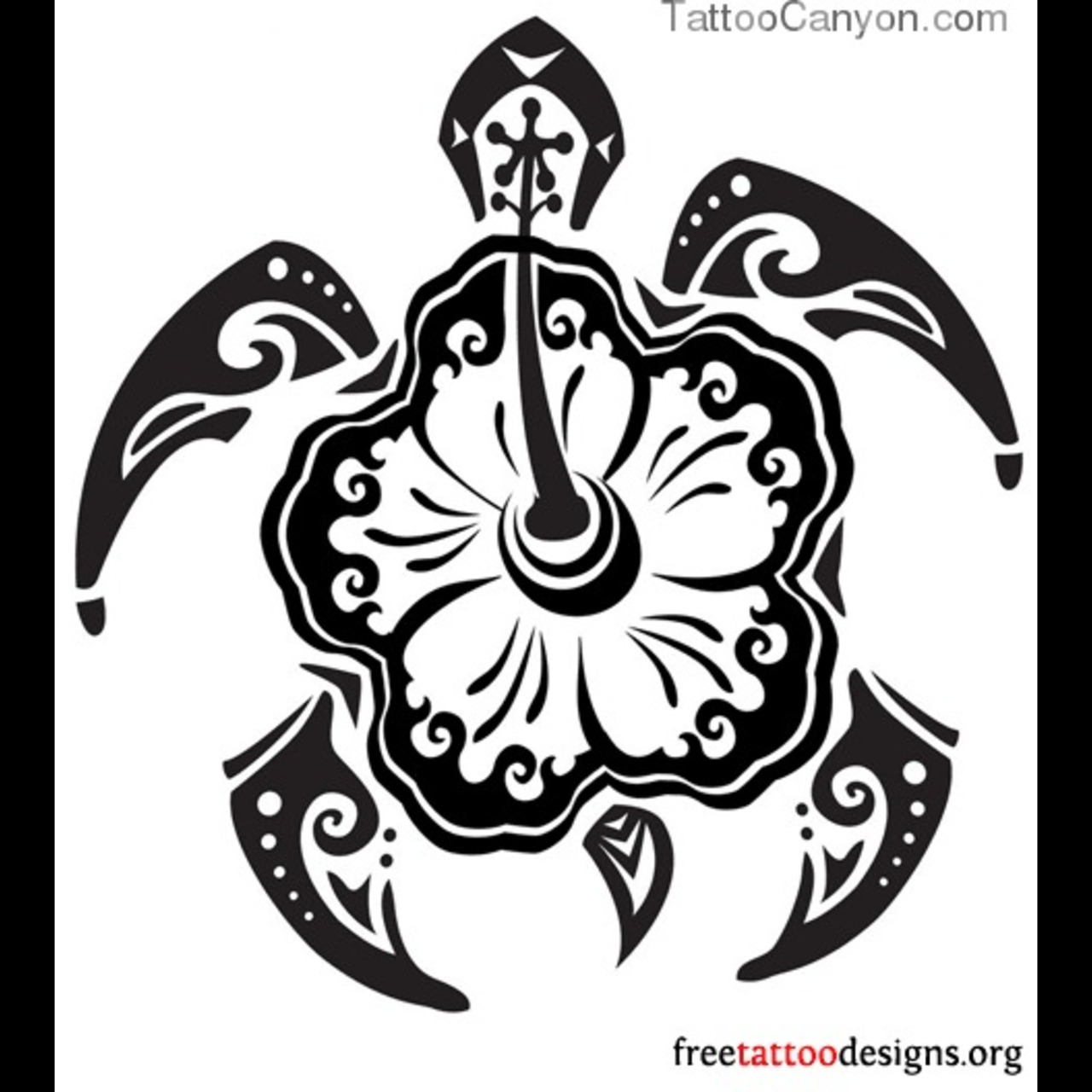 Hawaiian Design Tattoos Turtle Clipart Full Size Clipart 4130208