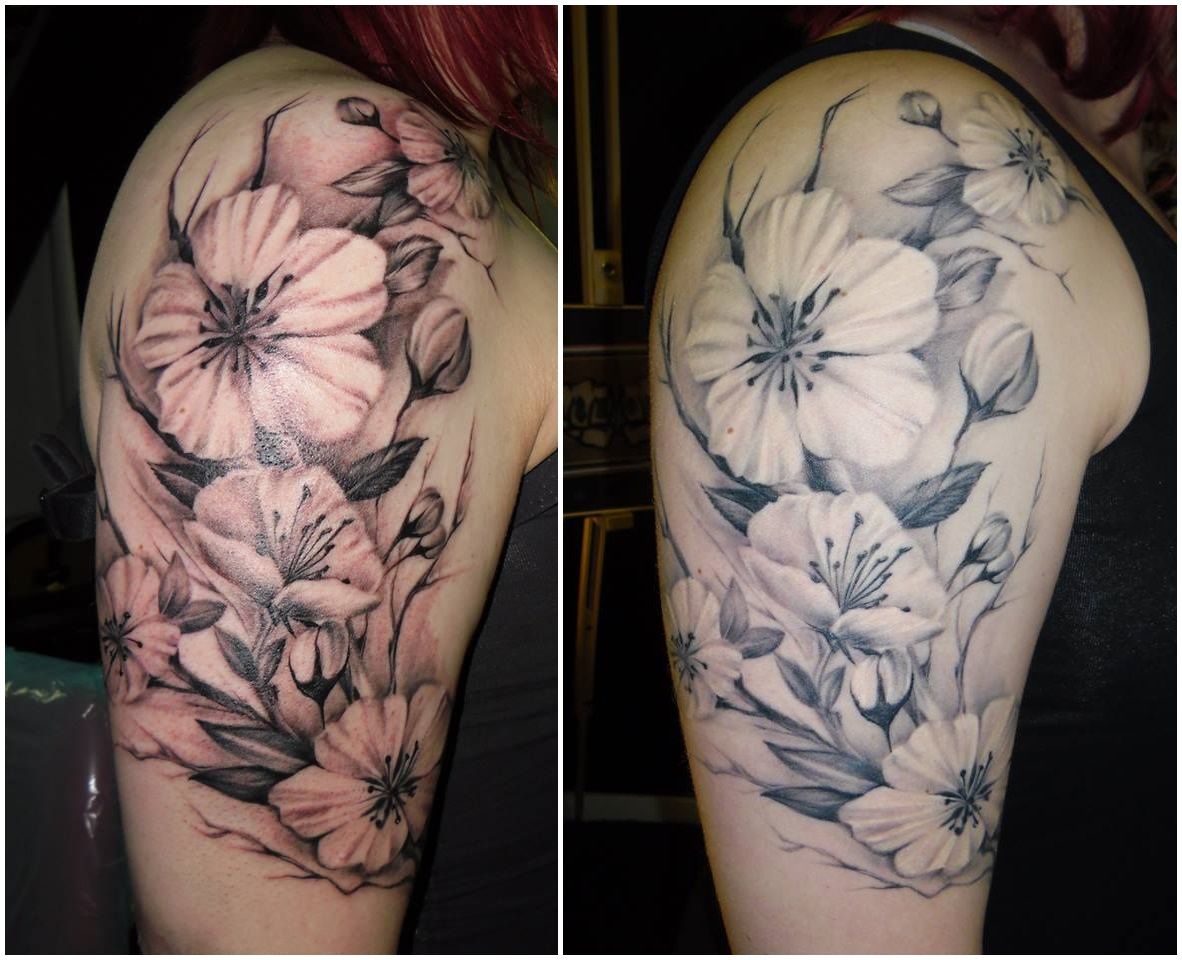 Healed Floral Back Tattoos Feminine Back Tattoos Back Tattoos