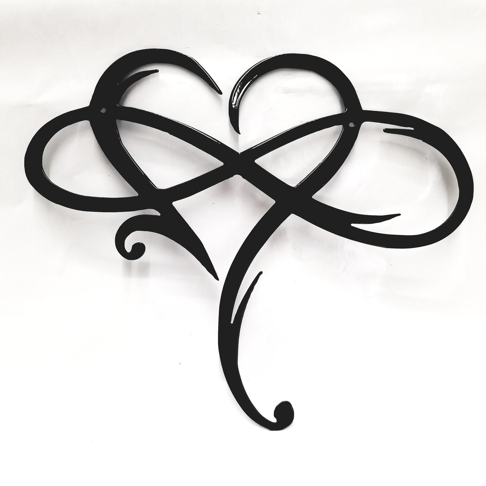 Heart And Infinity Symbol Tattoos