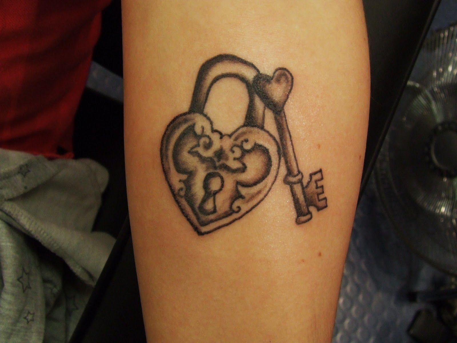 Heart Lock And Key Tattoo By Manuel Flowers At Next Level In Tempe