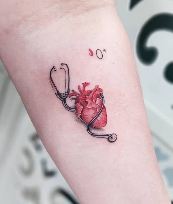 Heart Stethoscope Heartoscope Tattoo Tatuajes De Enfermer A