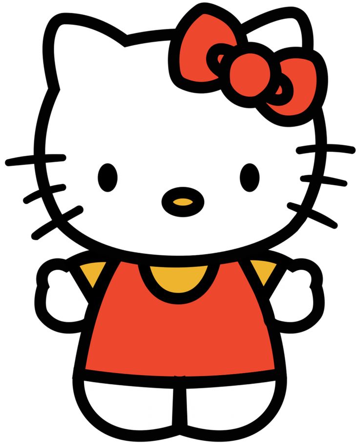 Hello Kitty Clipart Body Cat Hello Kitty Red Bow Red Dress Hello Kitty