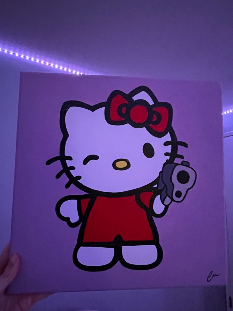 Hello Kitty Painting Set Hello Kitty Drawing Hello Kitty Art Kitty