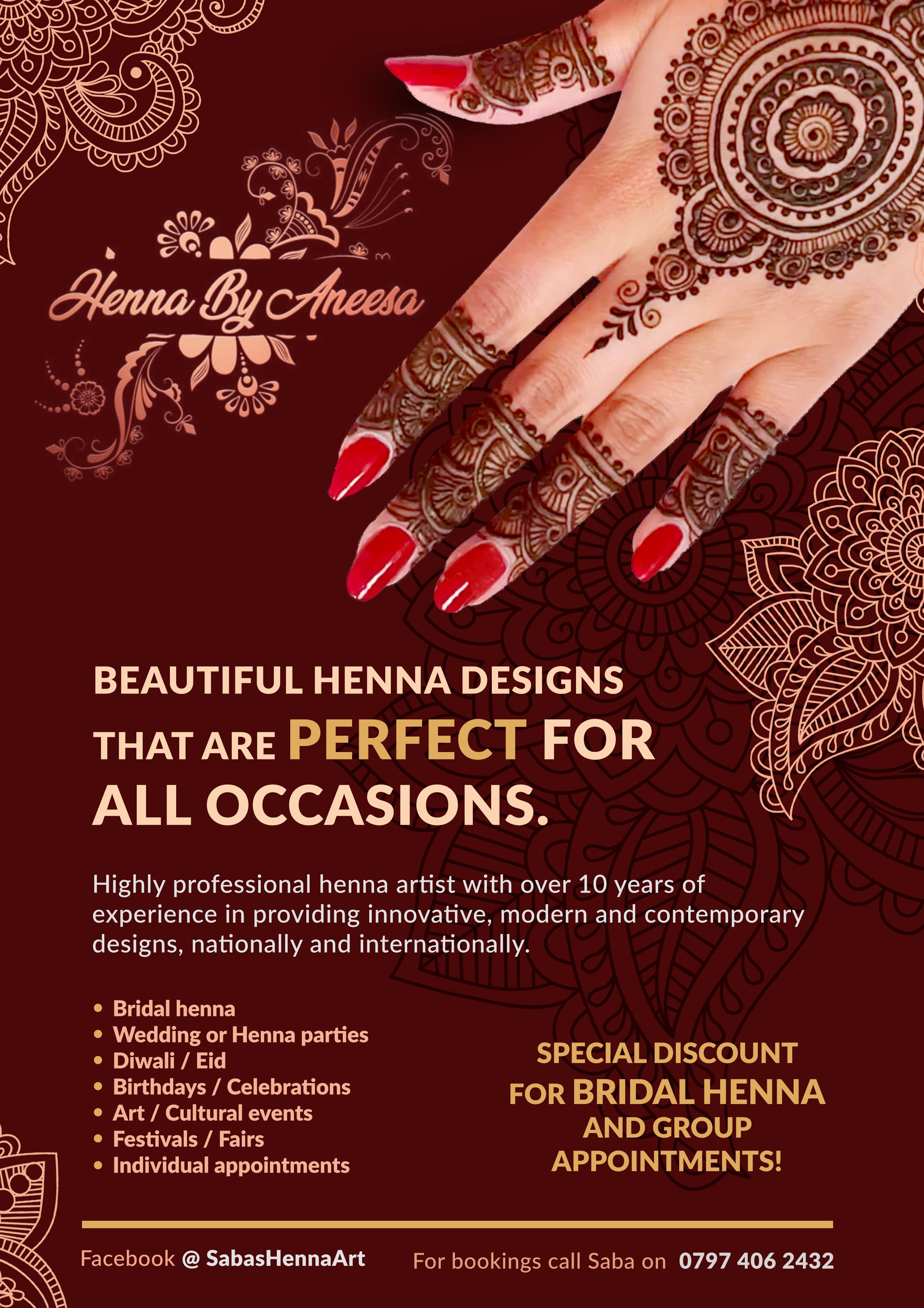 Henna Design Services In Central Florida Other Services World Henna