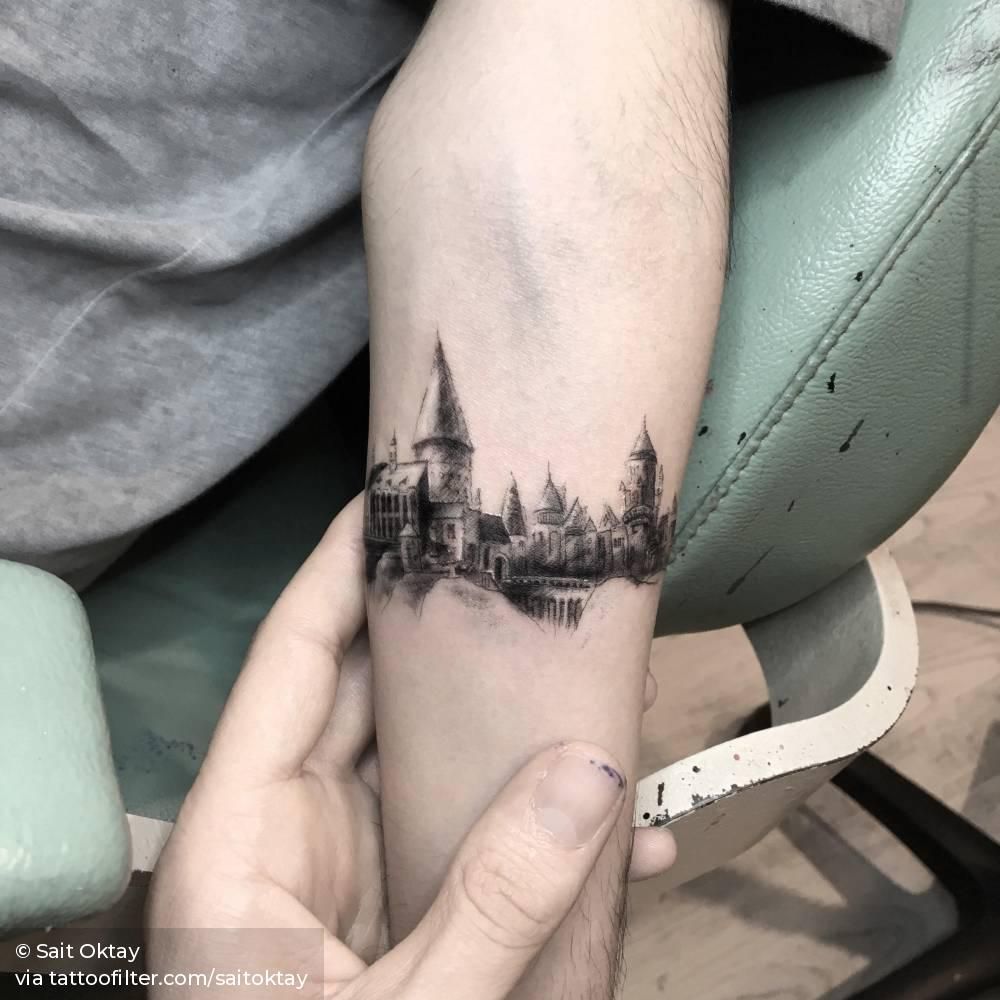 Hogwarts Tattoo Designn Harry Potter Tattoo Sleeve Harry Potter