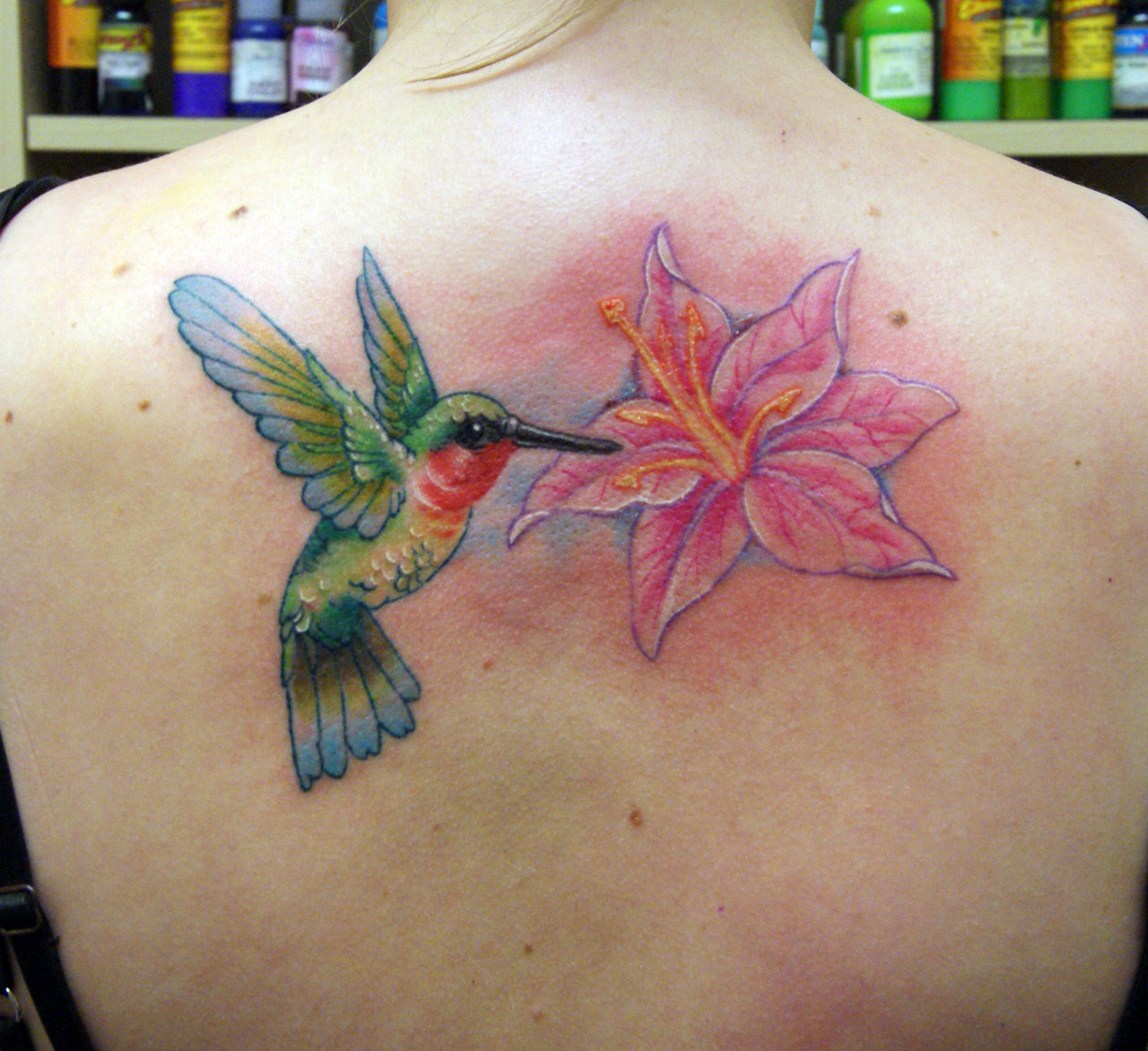 Hummingbird And Flower Tattoo Images Beautiful Flower Arrangements