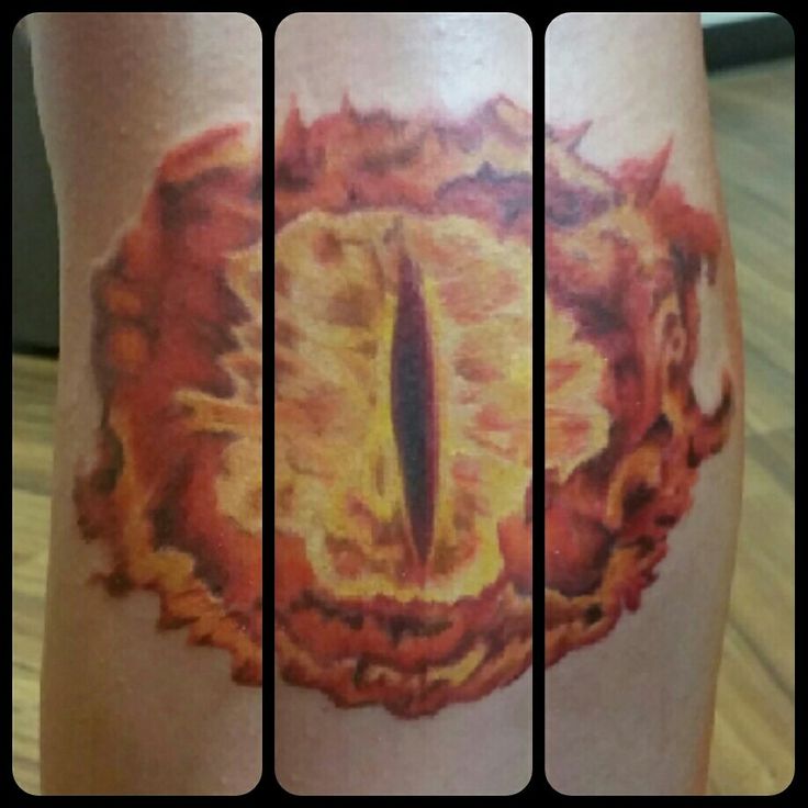 I Had So Much Fun Tattooing The Eye Of Sauron However I May Have