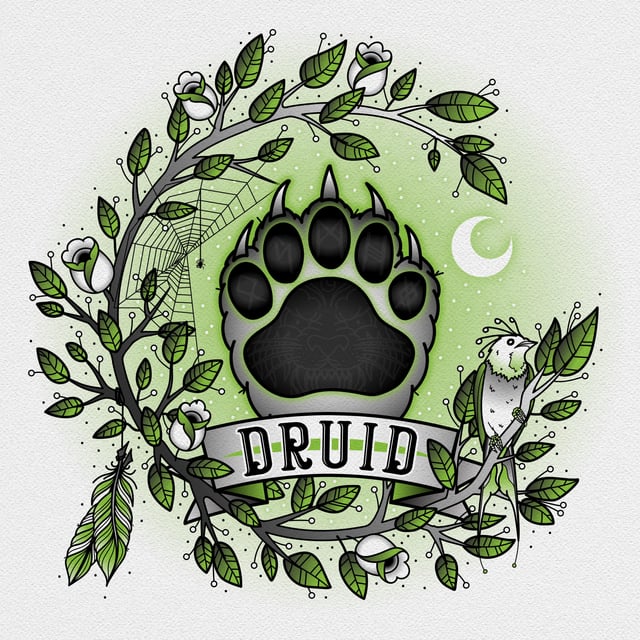 I Made A New Tattoo Inspired Class Icon For Druids Wow