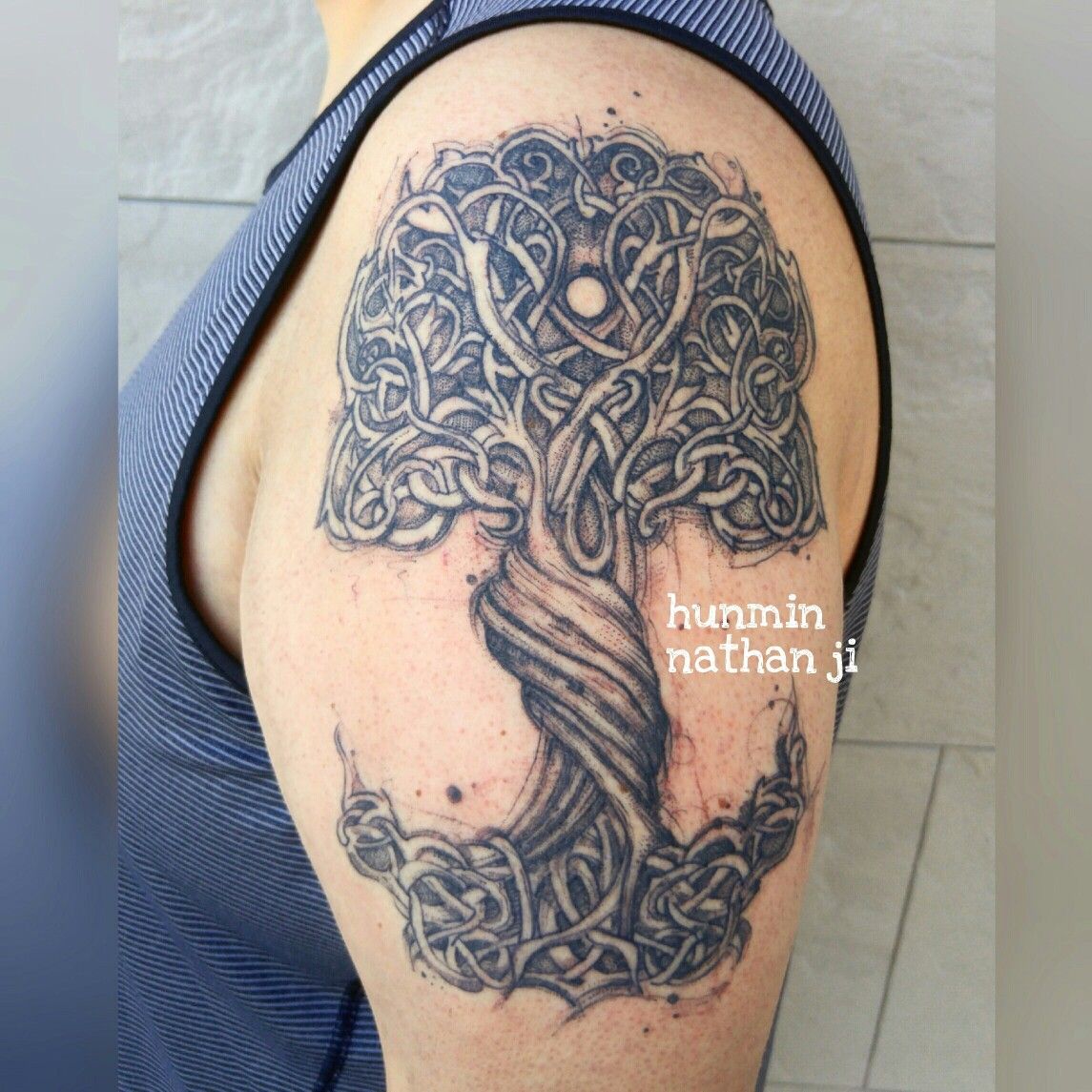 Illustrative Druid Tree Druid Tattoo Red Tattoos Tattoos