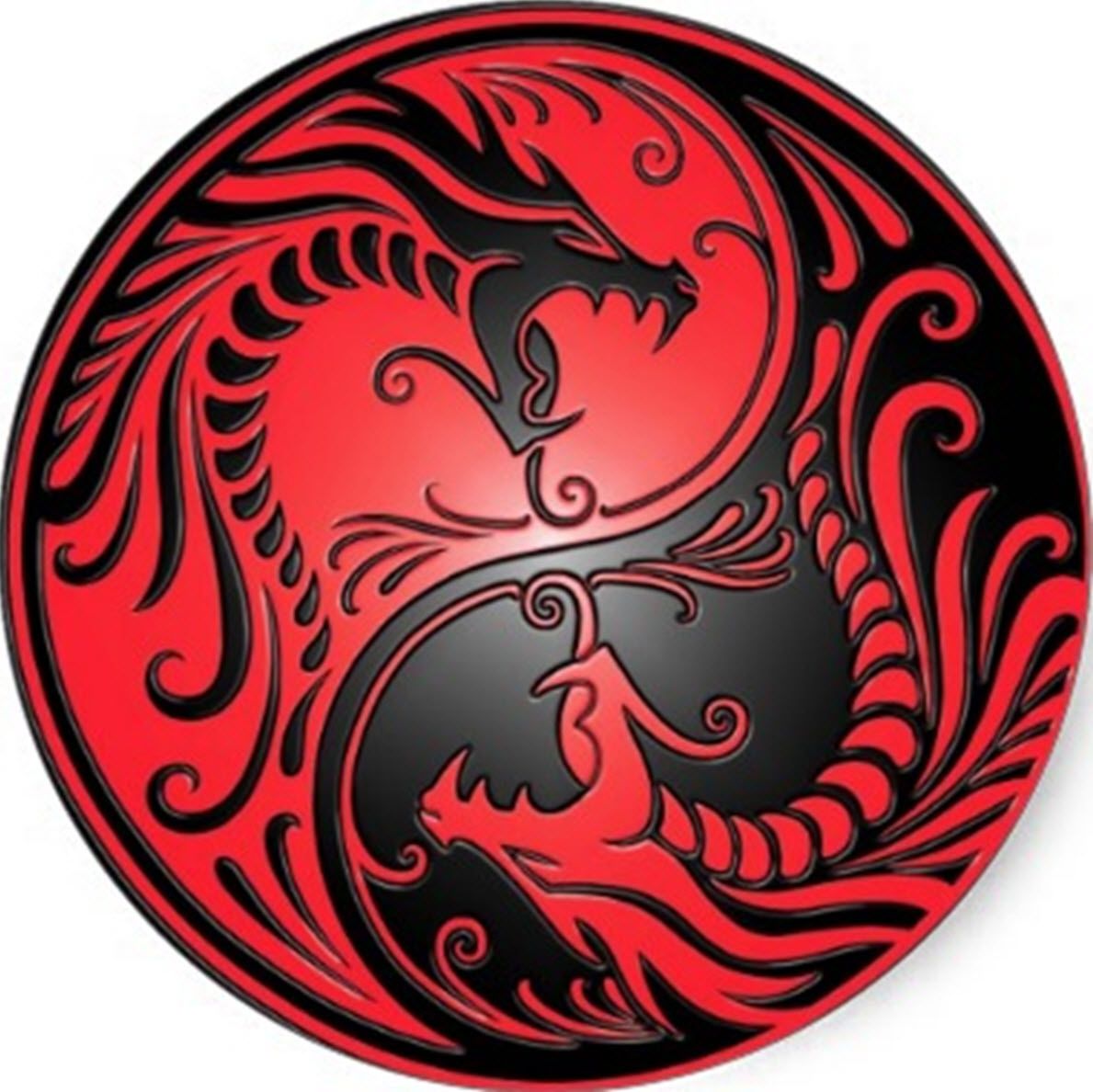 Image For Tribal Free Designs Yin Yang Dragon Tattoo Wallpaper With