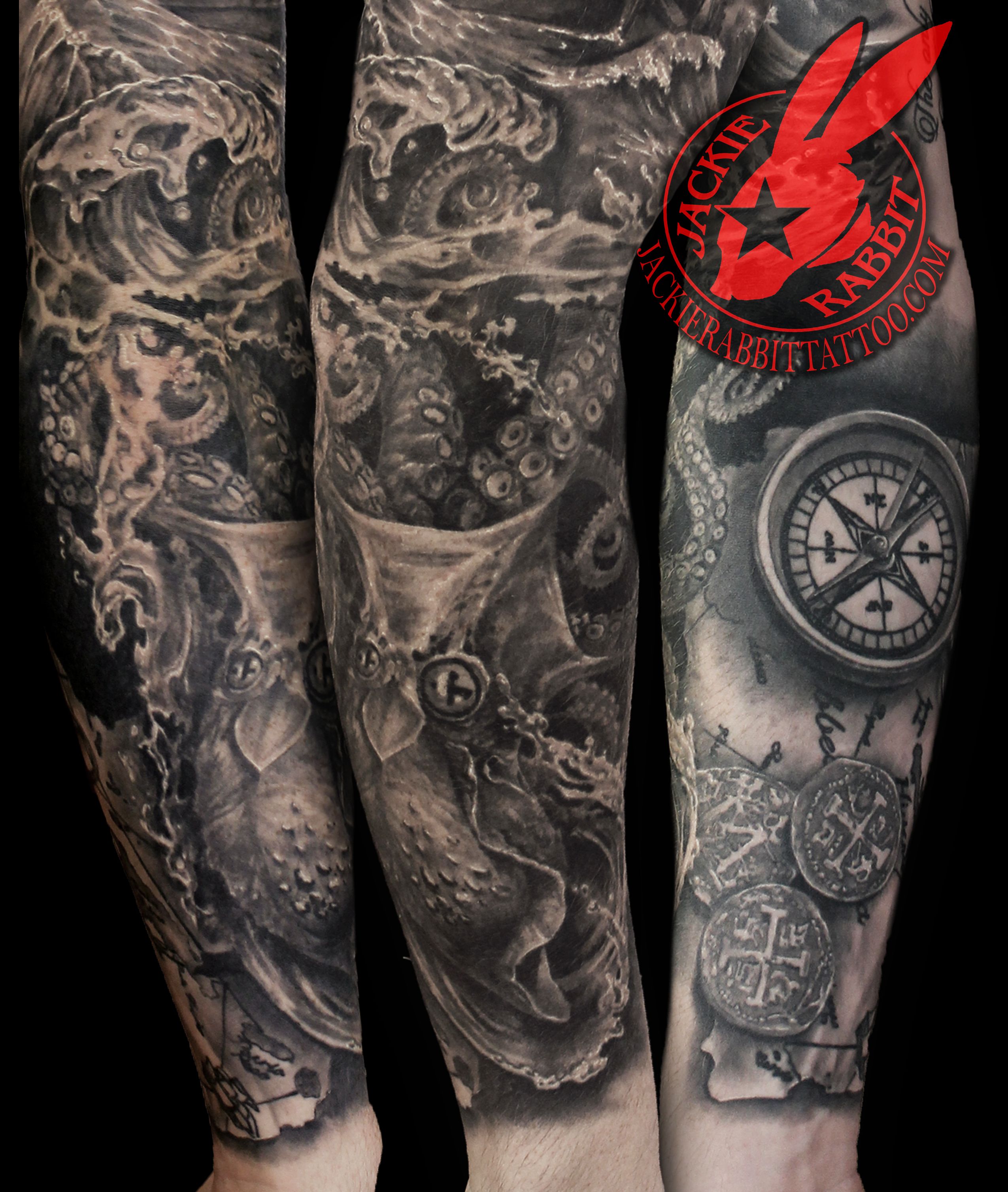 Image Result For Ocean Pirate Ship Tattoos Sleeve Tattoos Tattoo