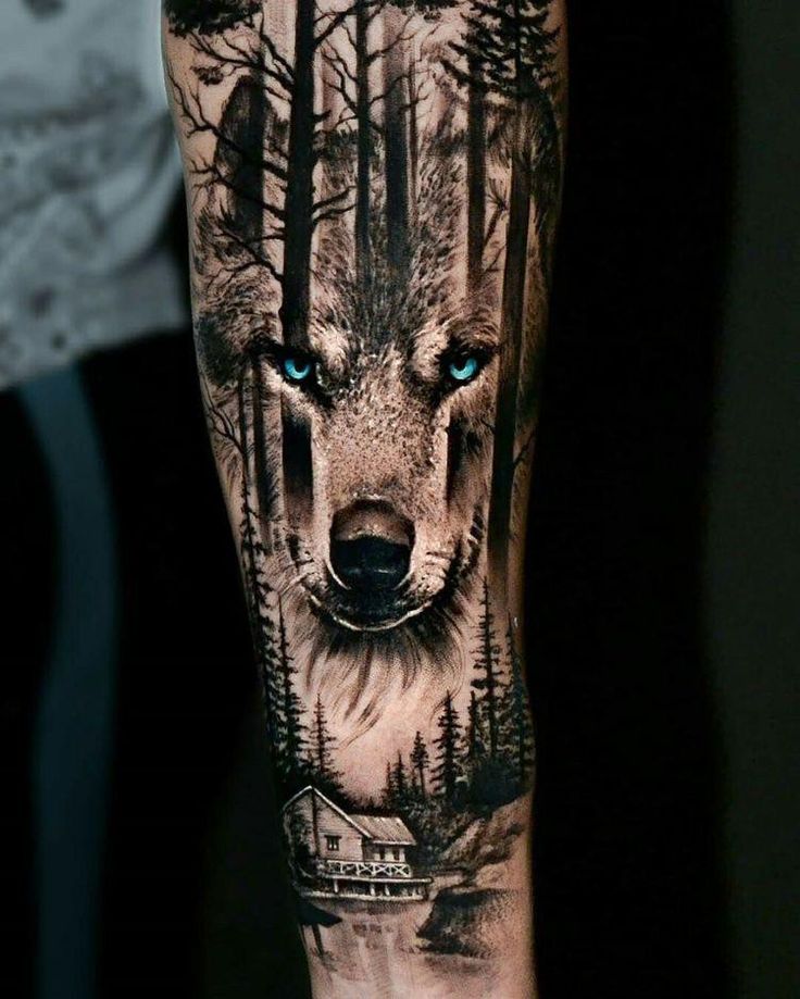 Image Result For Wolf Tattoo Sleeve Animal Sleeve Tattoo Wolf Tattoo