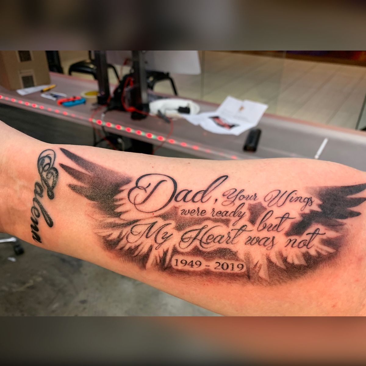 In Memory Of Dad Tattoos For Sons Design Talk