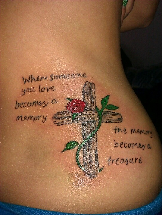 In Remembrance Of Her Grandparents A Rose For Grandma And A Rugged